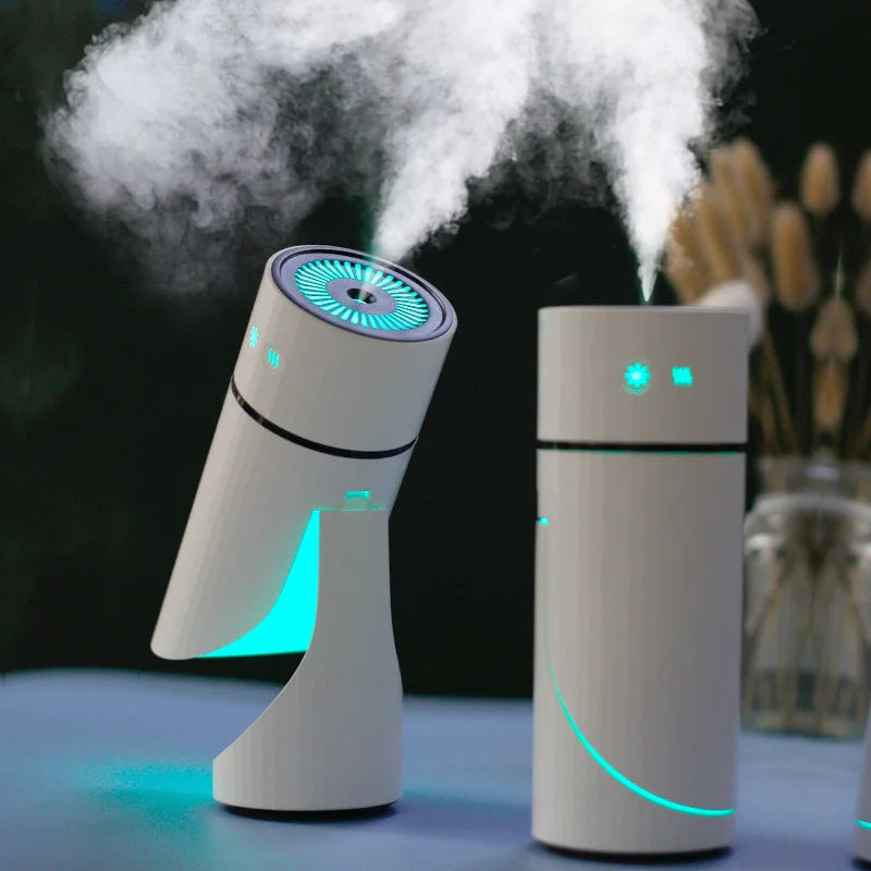 260ML Wireless Air Humidifier USB Aromatherapy Diffuser 1000mAh Rechargeable Battery Ultrasonic Cool Mist Maker Quiet Fogger