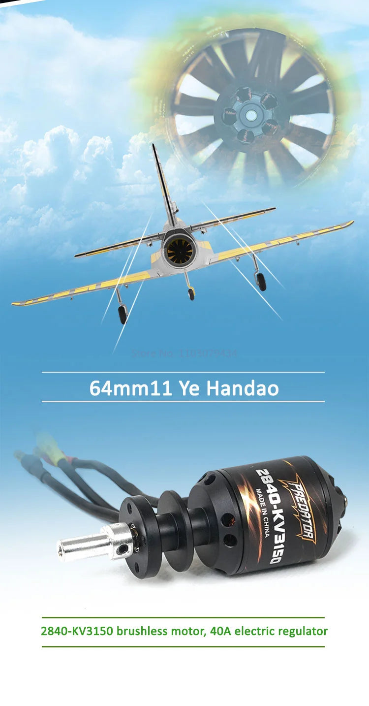 FMS RC Airplane 64mm Futura Tomahawk With Flaps Sport Trainer Ducted Fan EDF Jet 3 Color Model Hobby Plane Aircraft Avion PNP