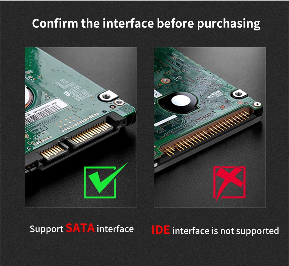 TISHRIC USB Sata Cable USB 3.0 To 22Pin Sata Adapter Support 3.5 2.5 Inch External HDD SSD Hard Drive External Hard Disk Reader